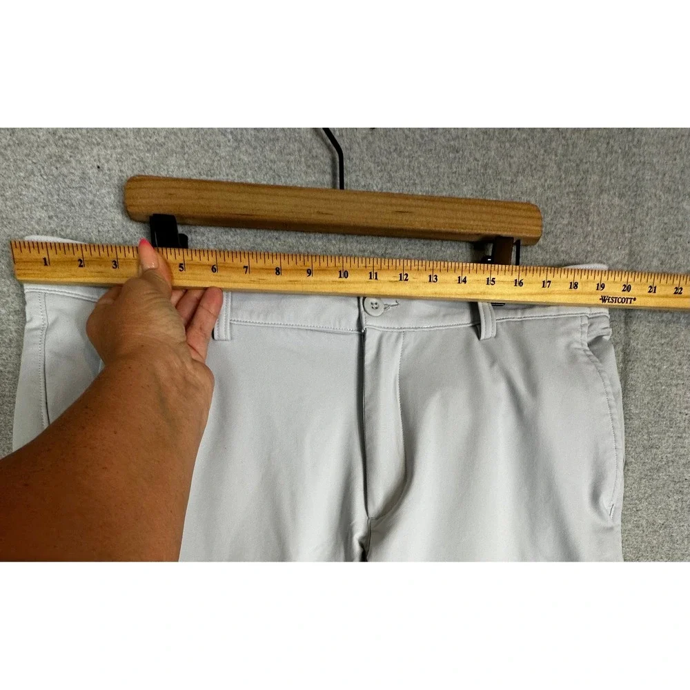 Under Armour Matchplay Tapered Golf Pants Mens 40x32 Gray Performance Stretch